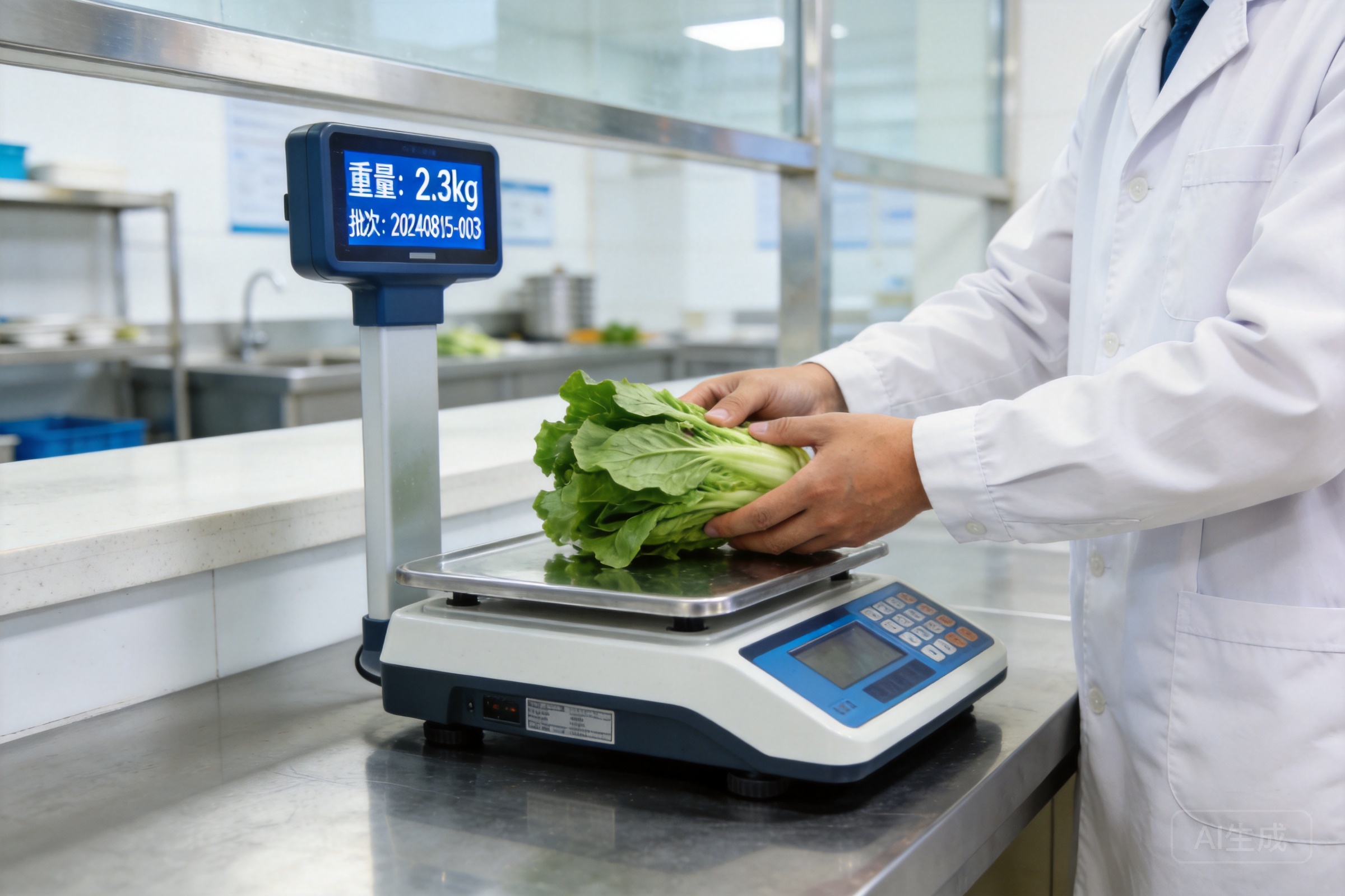 智能溯源称在食材验收环节的应用场景