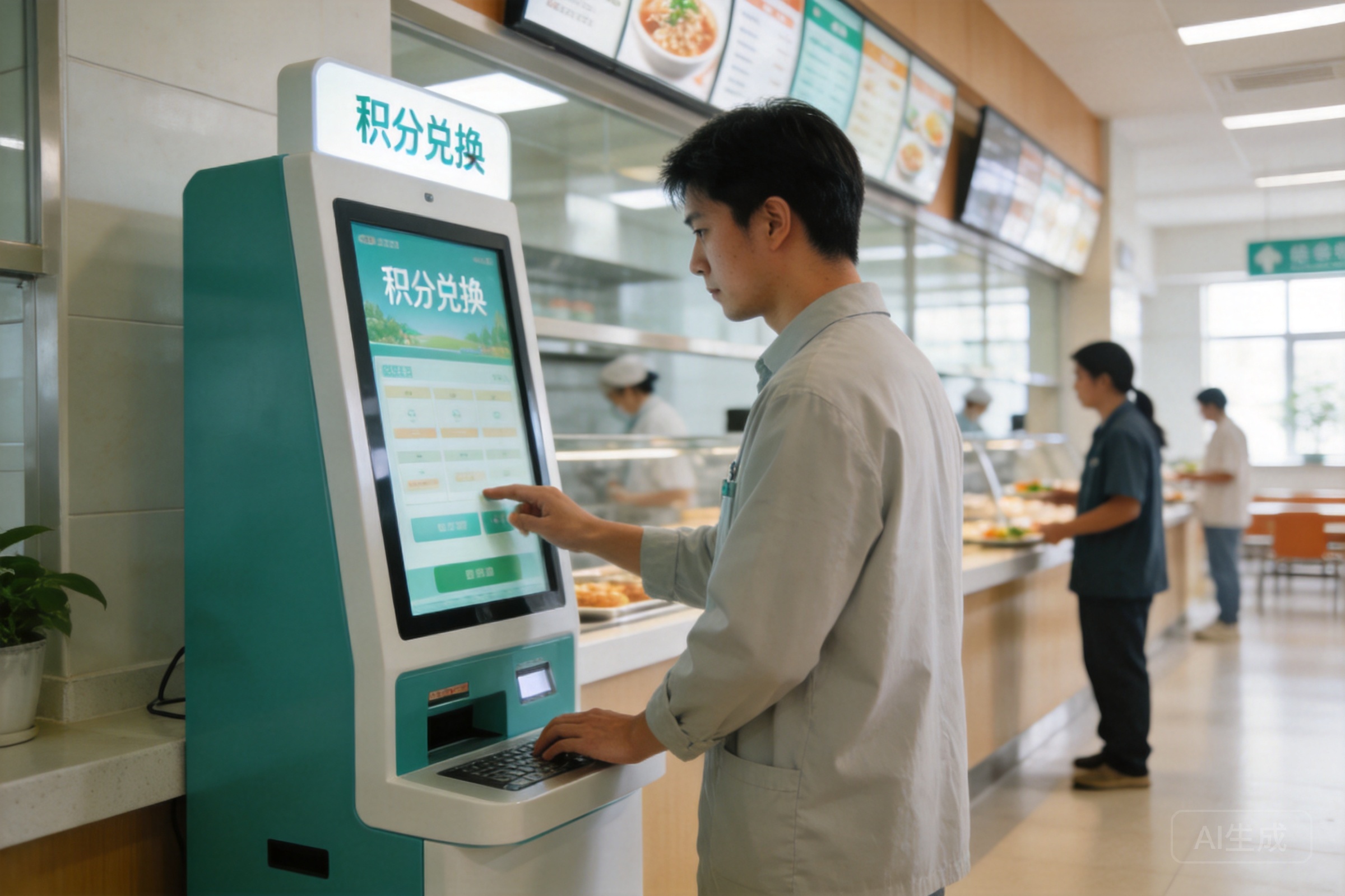 医院食堂积分兑换场景