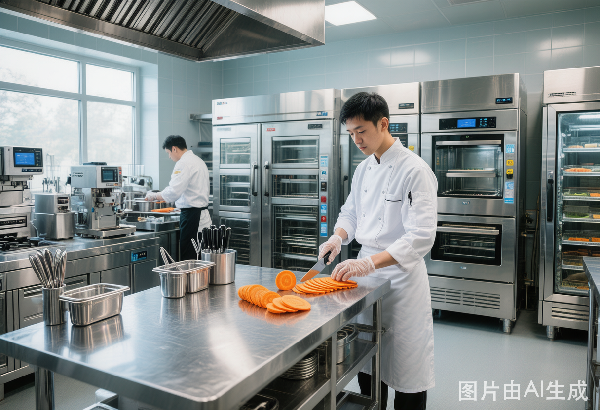 医院数字食堂后厨加工场景