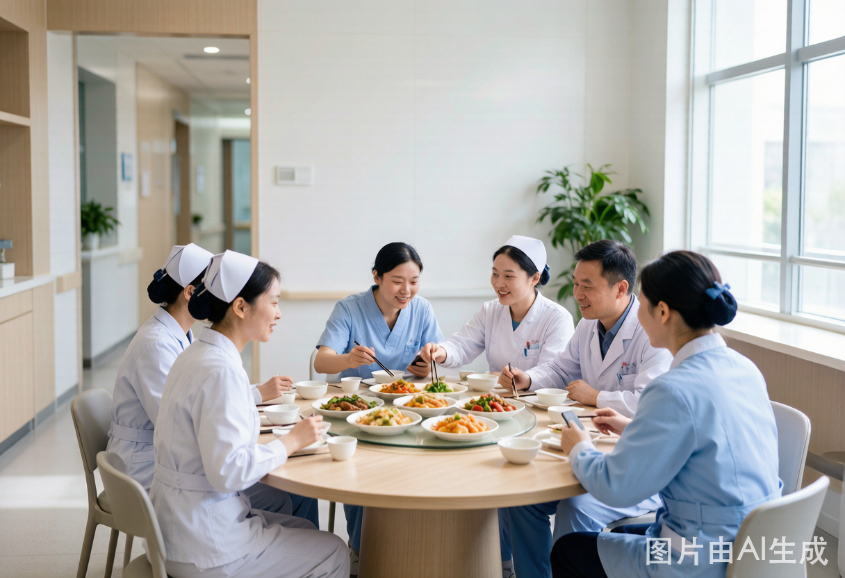 医院数字食堂包间实景