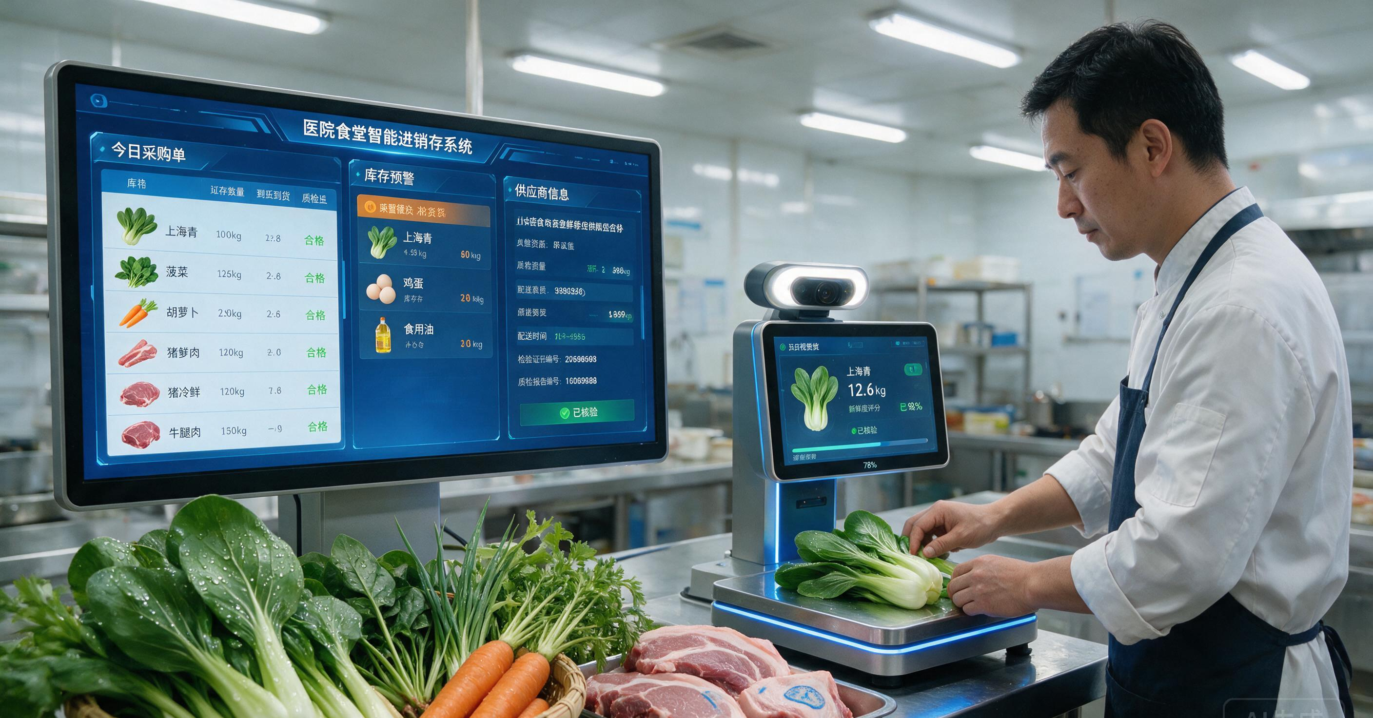 一床一码精准备餐流程