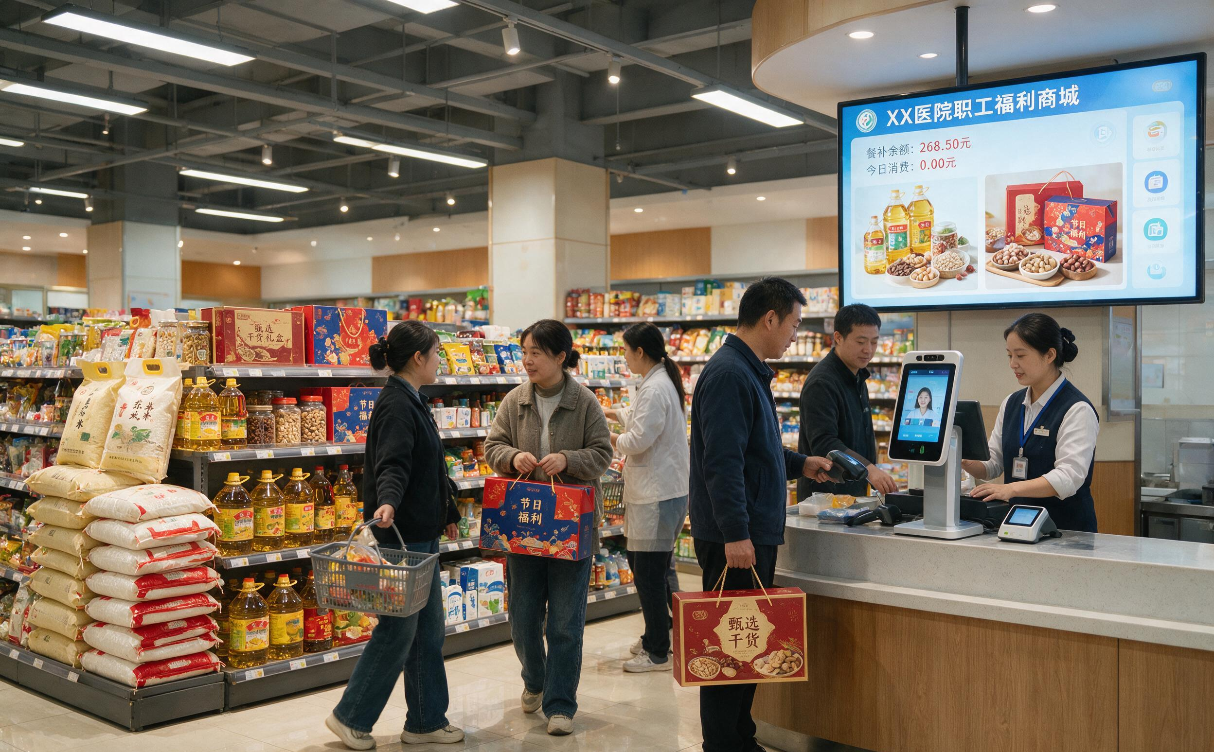 好伙食数字商超福利商城与系统后台