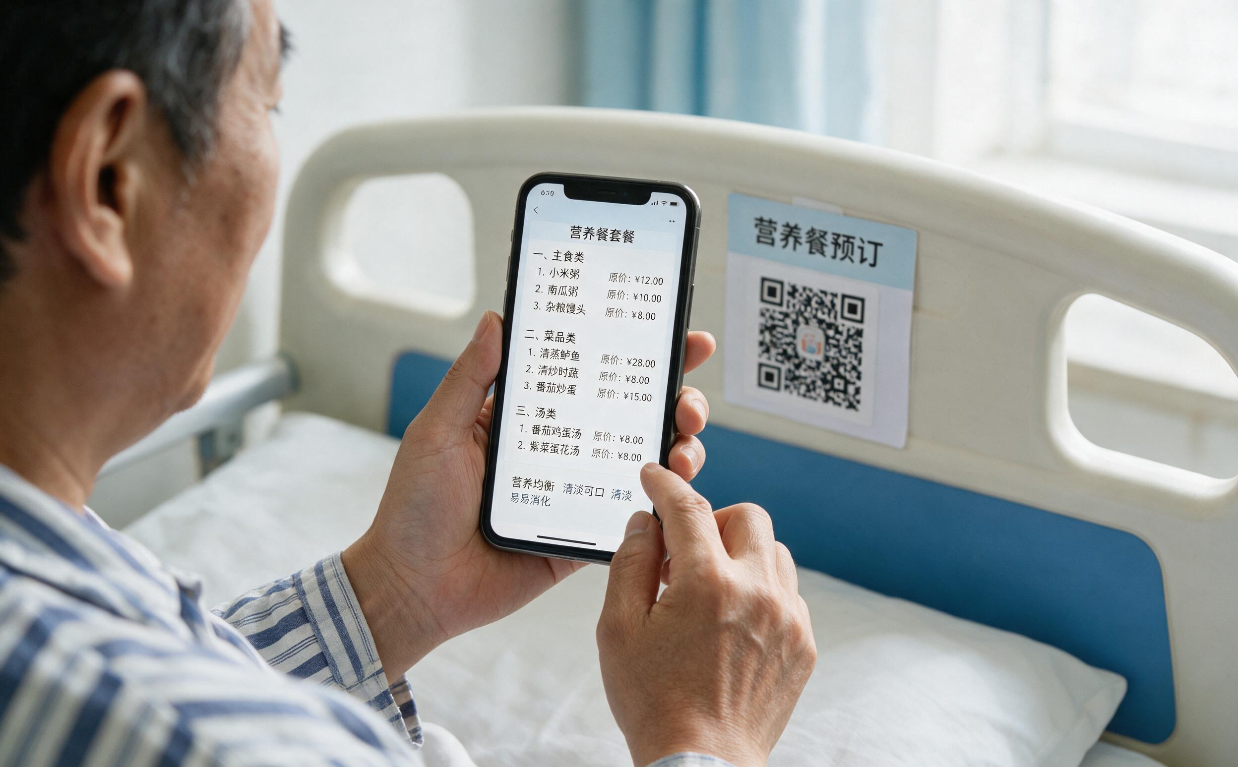 患者扫码预订营养餐