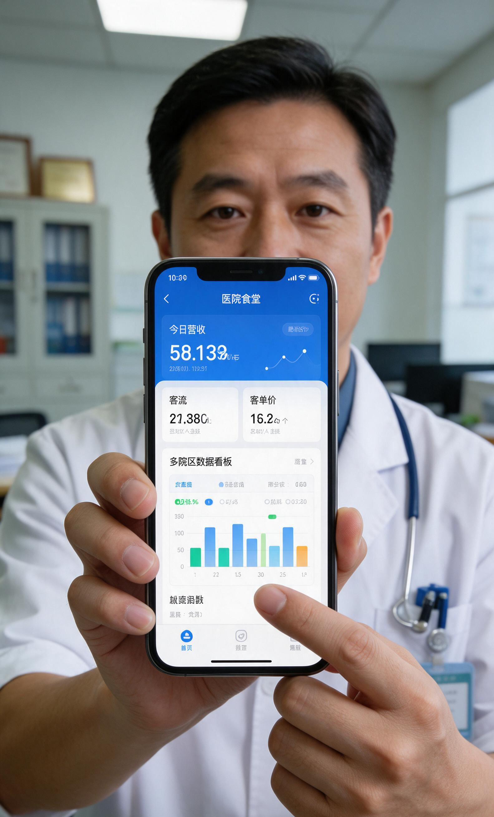病房订餐系统一床一码订餐数据推送界面