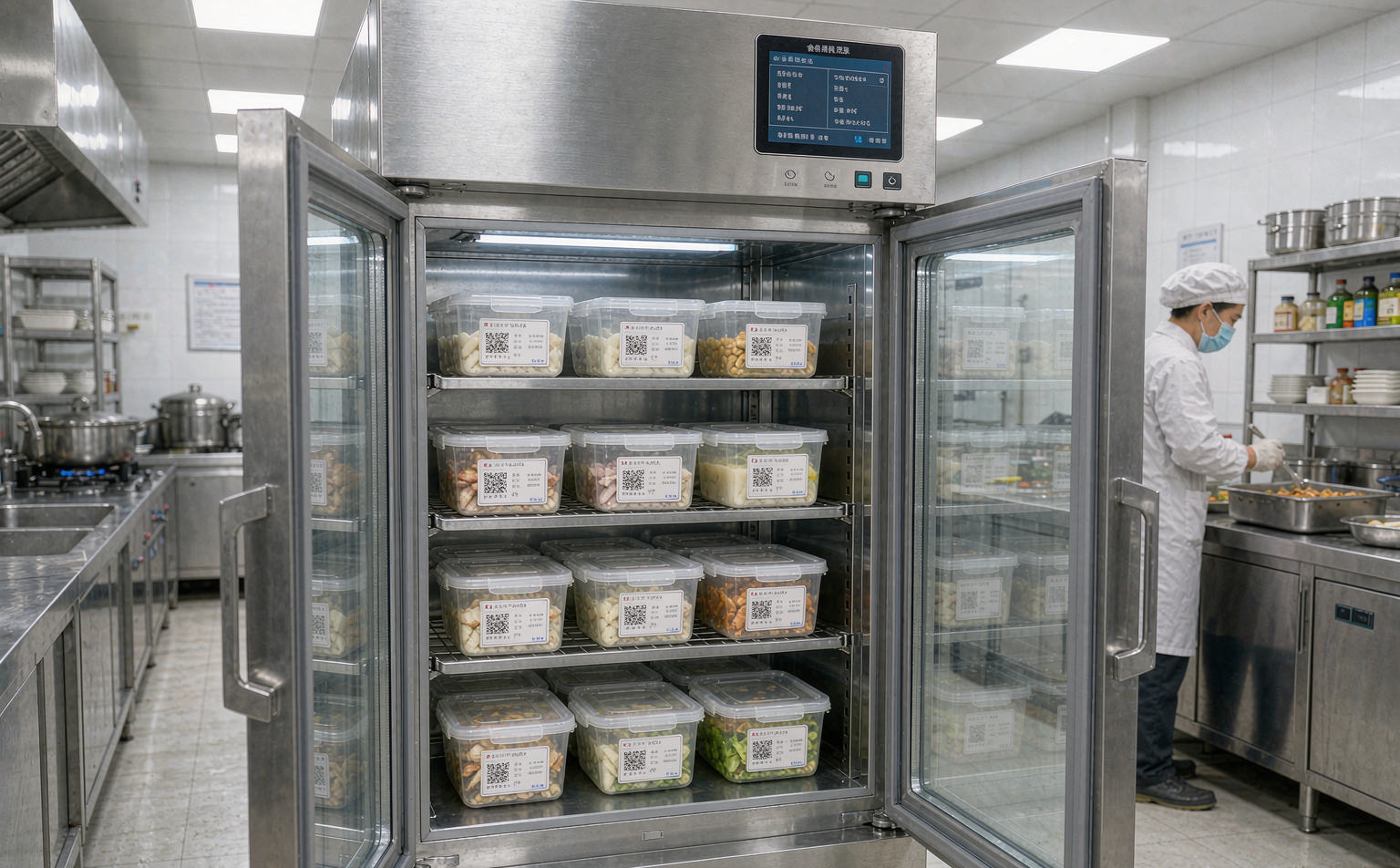 食品留样柜电子标签全链路留样