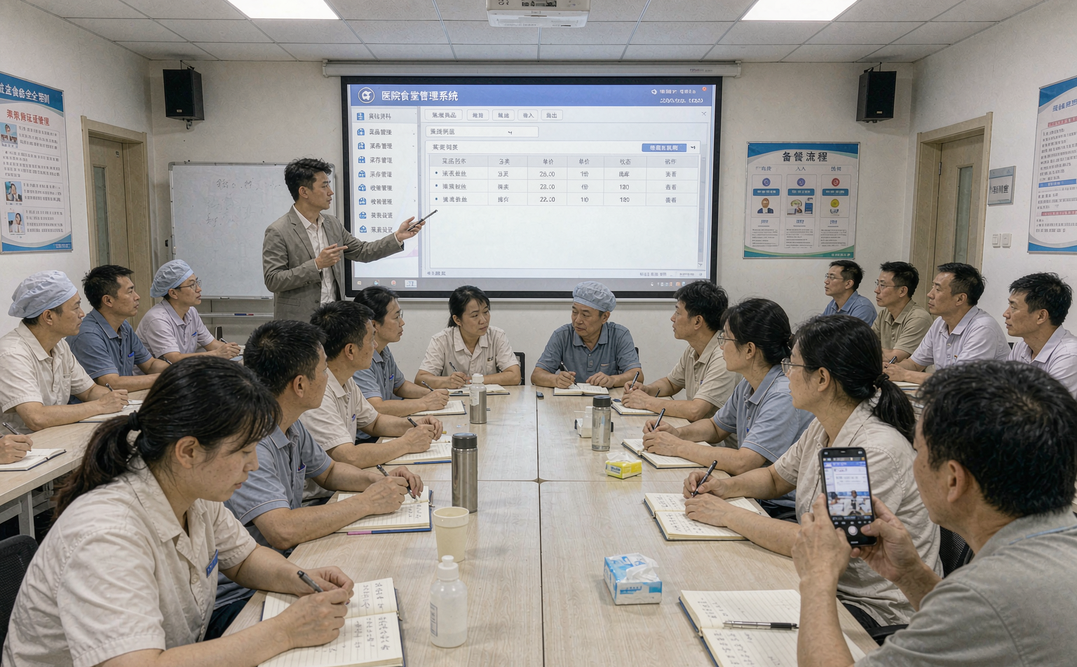 驻场人员培训病房订餐操作流程